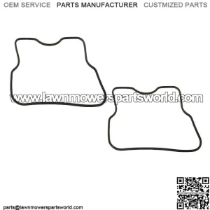 Valve Cover Gasket Set (2 Pieces) ?C Fits Kawasaki FD501V 17HP and John Deere LX279 ?C Replaces 9D25