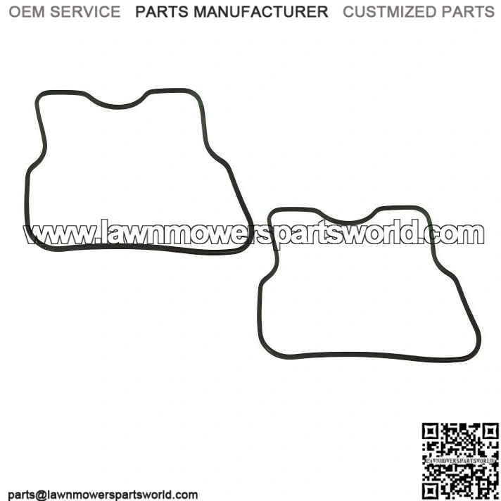 Valve Cover Gasket Set (2 Pieces) ?C Fits Kawasaki FD501V 17HP and John Deere LX279 ?C Replaces 9D25
