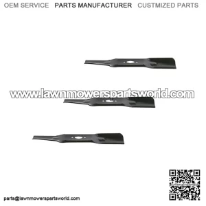 Mower Blade 742P05094-L 3-Pack - Fits Cub Cadet XT1-LT50 ZT1-50 & MTD 17ARFACW093